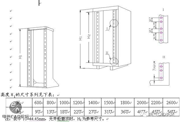 标准服务器机柜3D模型