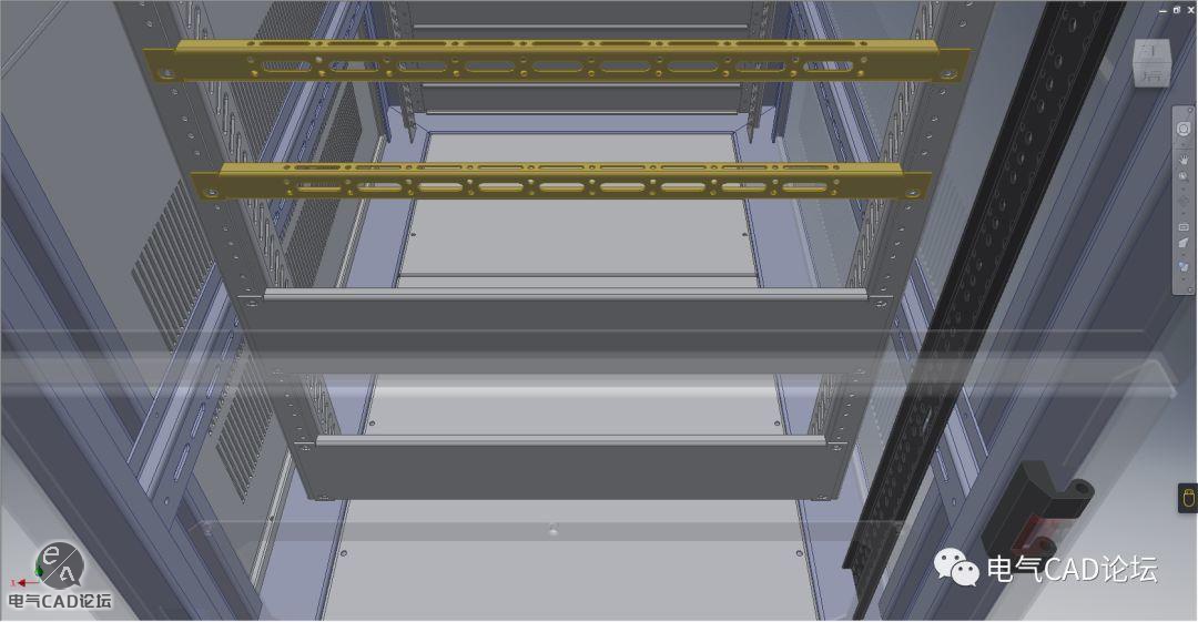 标准服务器机柜3D模型