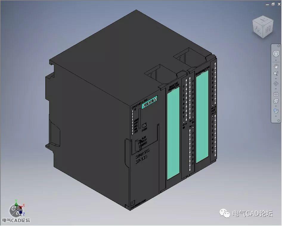 S7-300PLC常用三维模型