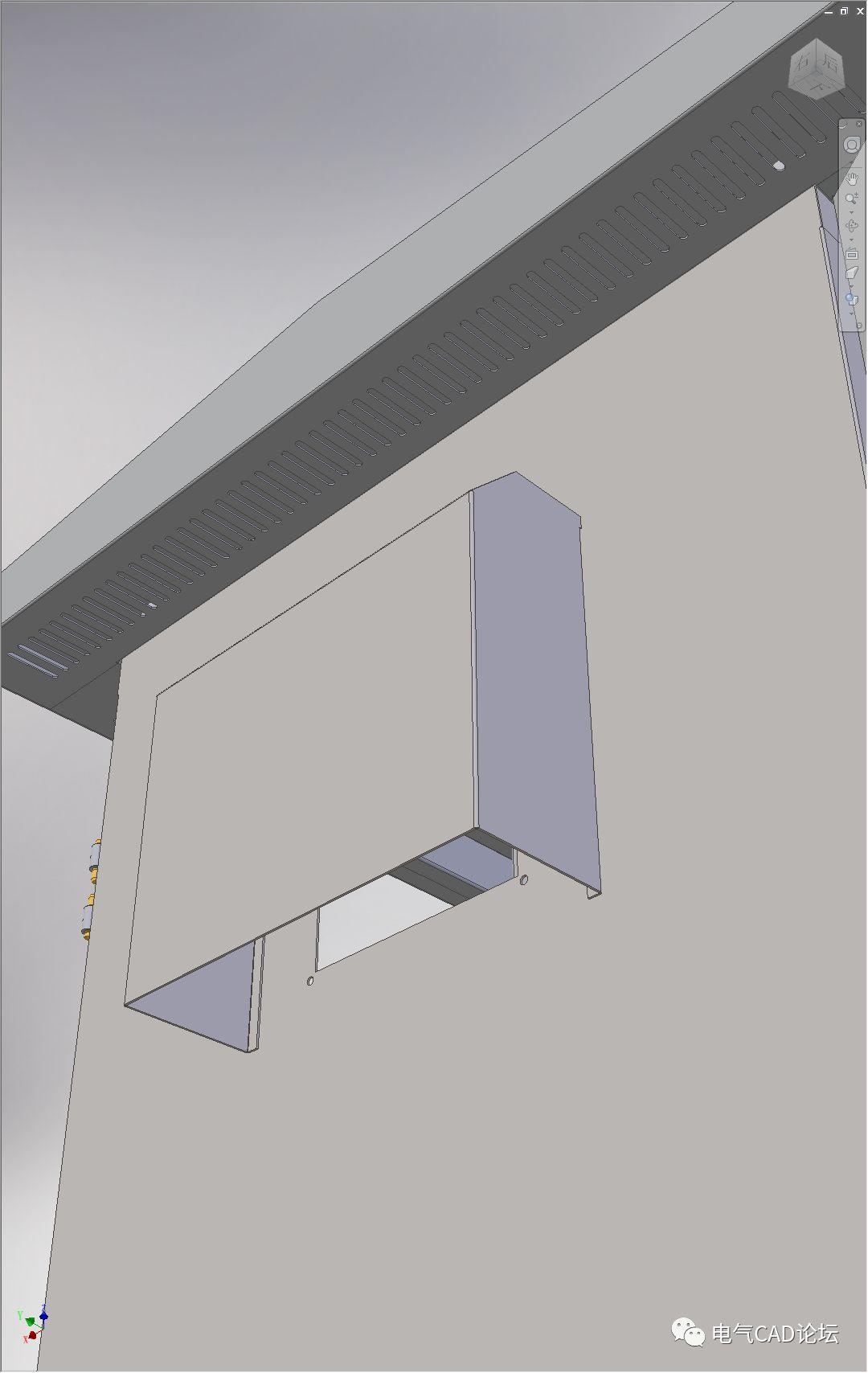 ES型户外机柜3D模型