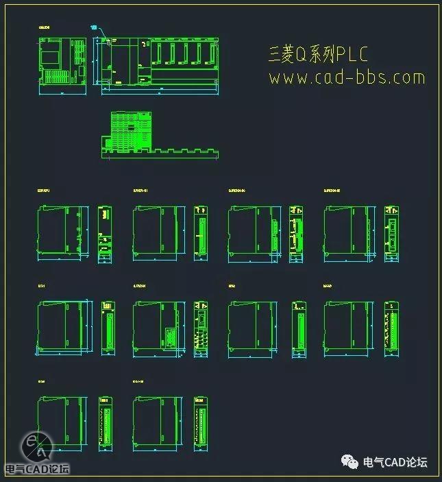 一大波电气元件CAD图库