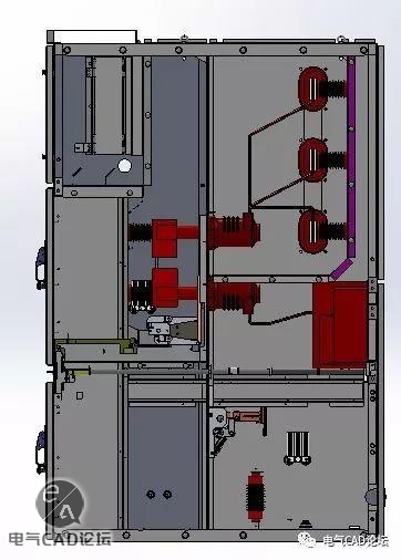 KYN28中置式开关柜结构模型