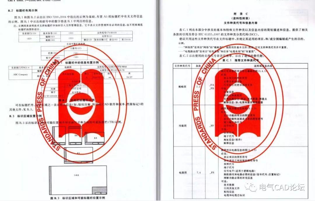 电气技术用文件的编制