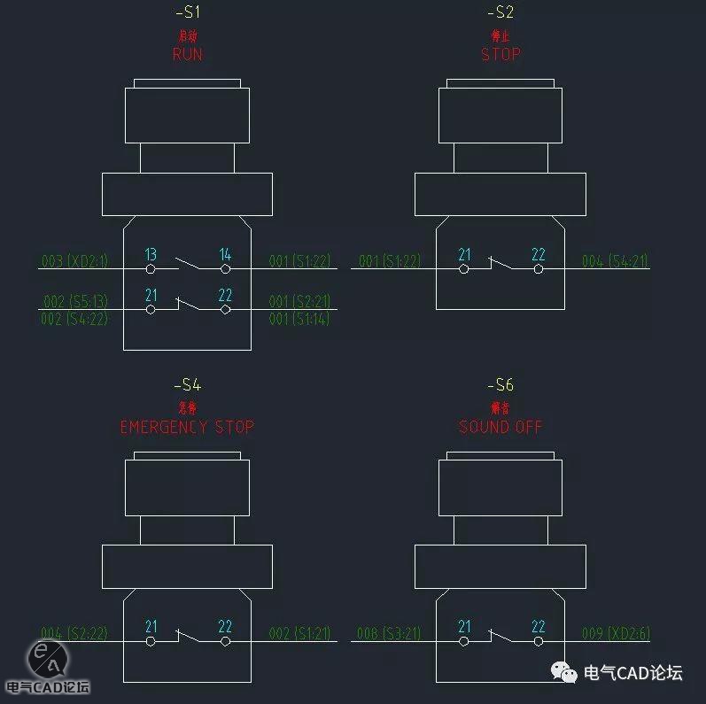 丨ACE库丨施耐德XB2-B按钮元件库