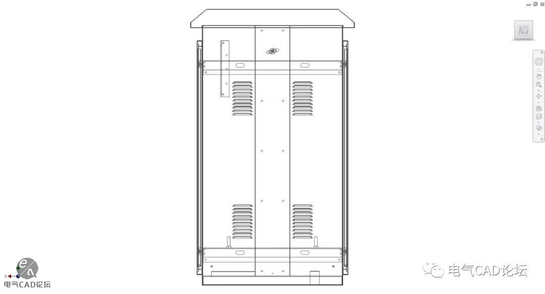 丨模型丨可侧装用补偿柜模型