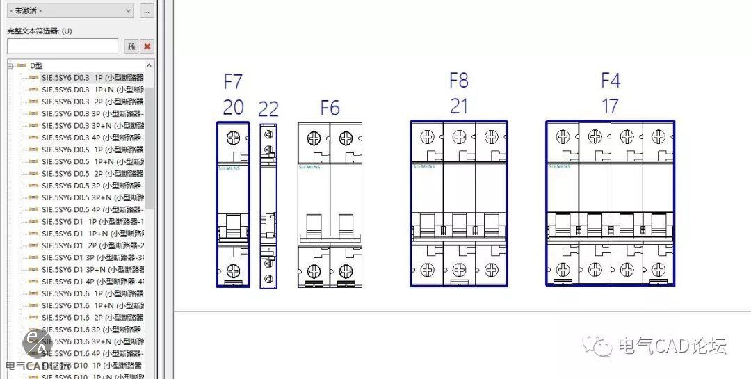 丨部件库丨西门子5SY系列小型断路器