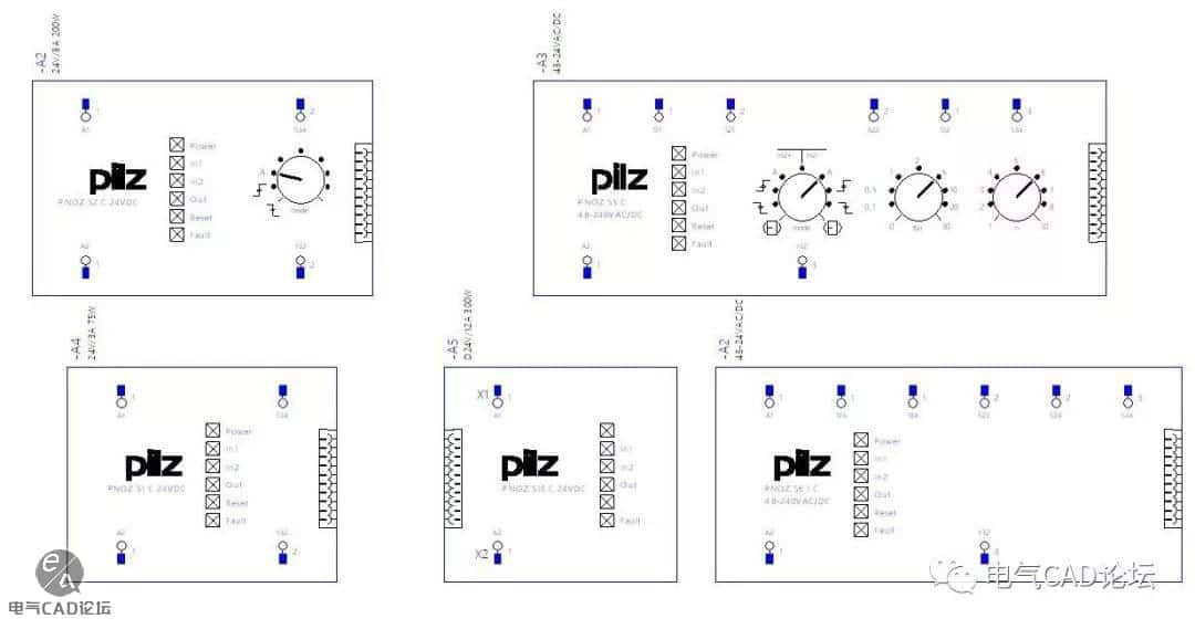 丨部件库丨PILZ PNOZsigma系列安全继电器