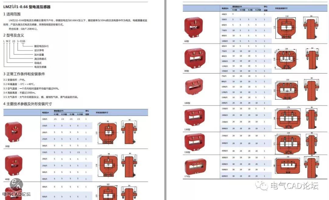 丨部件库丨正泰LMZJ1系列互感器