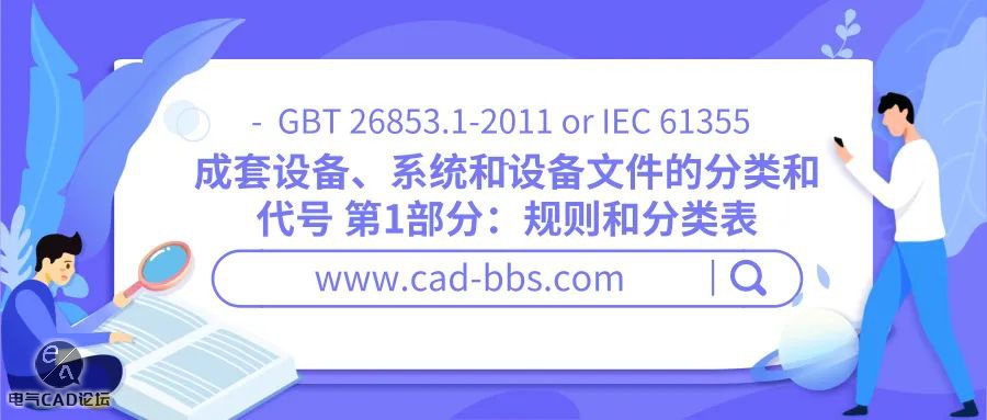 丨标准丨GBT 26853成套设备、系统和设备文件的分类和代号