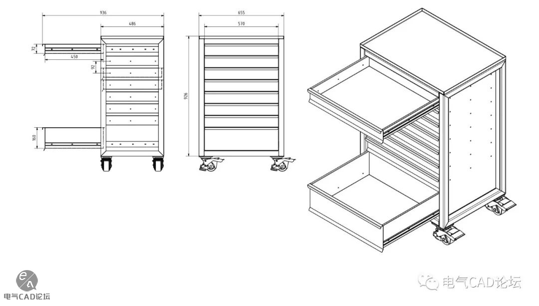 丨模型丨移动式工具箱