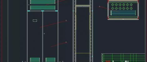 GGD低压开关柜总装图分享