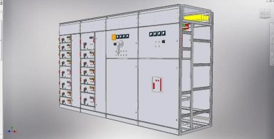 GCS低压抽屉式开关柜3D模型