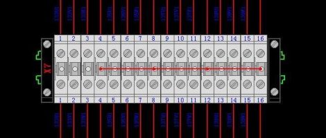 那些漂亮的端子表格是怎么做的？