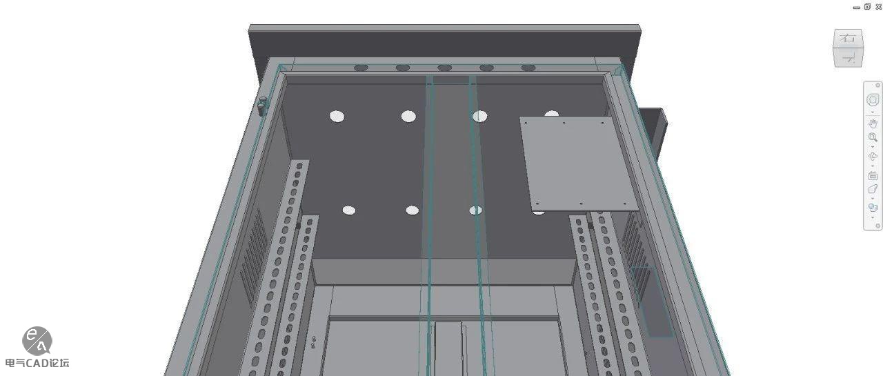 可侧装用补偿柜模型