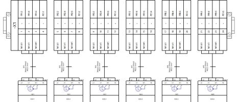 EPLAN带电缆目标的端子连接图